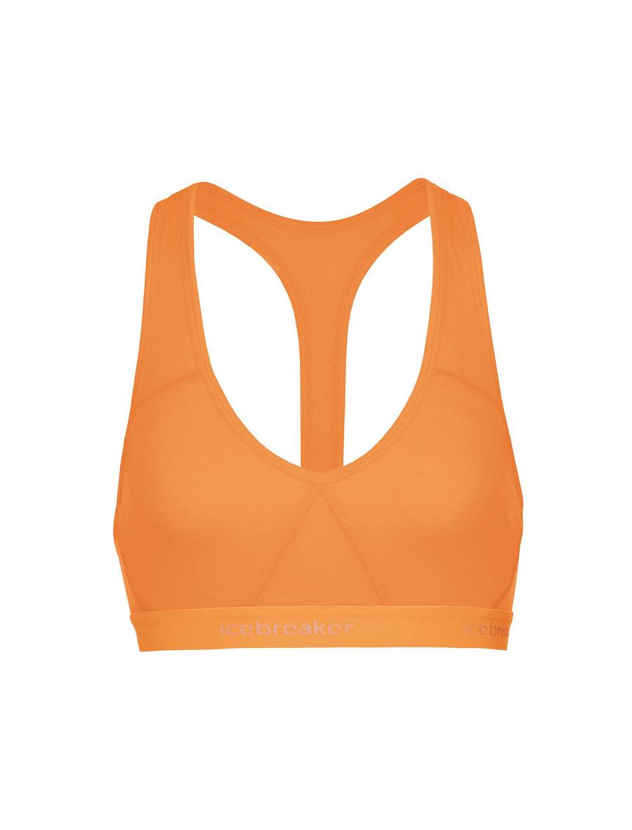 Women's Icebreaker Merino Sprite Racerback Bras Flash | CA 1135NWYB